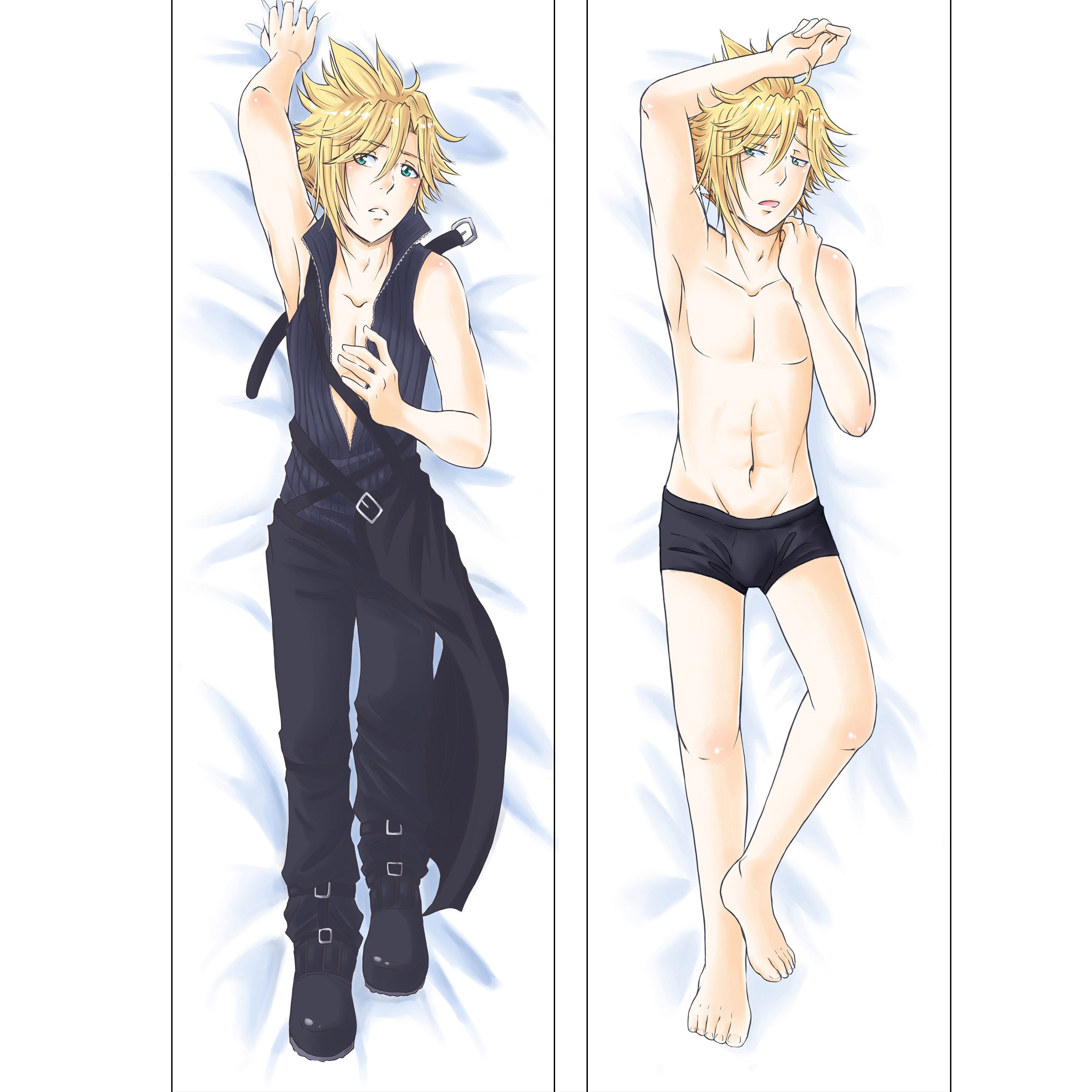 Final Fantasy 7 Cloud Dakimakura Pillow Case Frostyshark