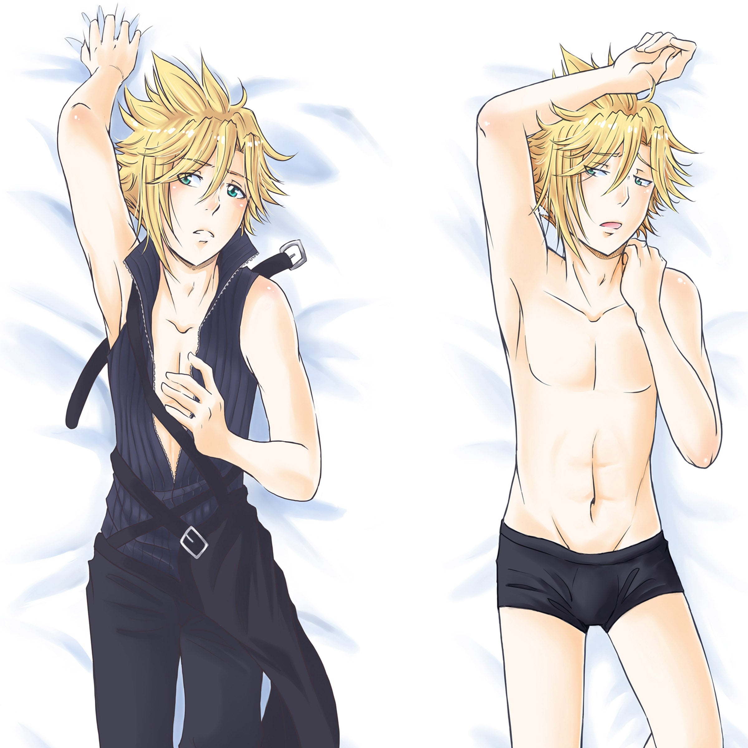 Final Fantasy 7 Cloud Dakimakura Pillow Case Frostyshark