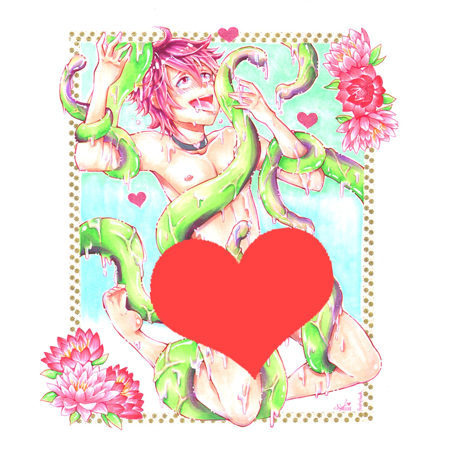 Yaoi Ahegao Boys Prints (18+) (2 sizes) | Frostyshark